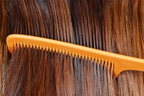 hair cleaning by comb for pattern and background