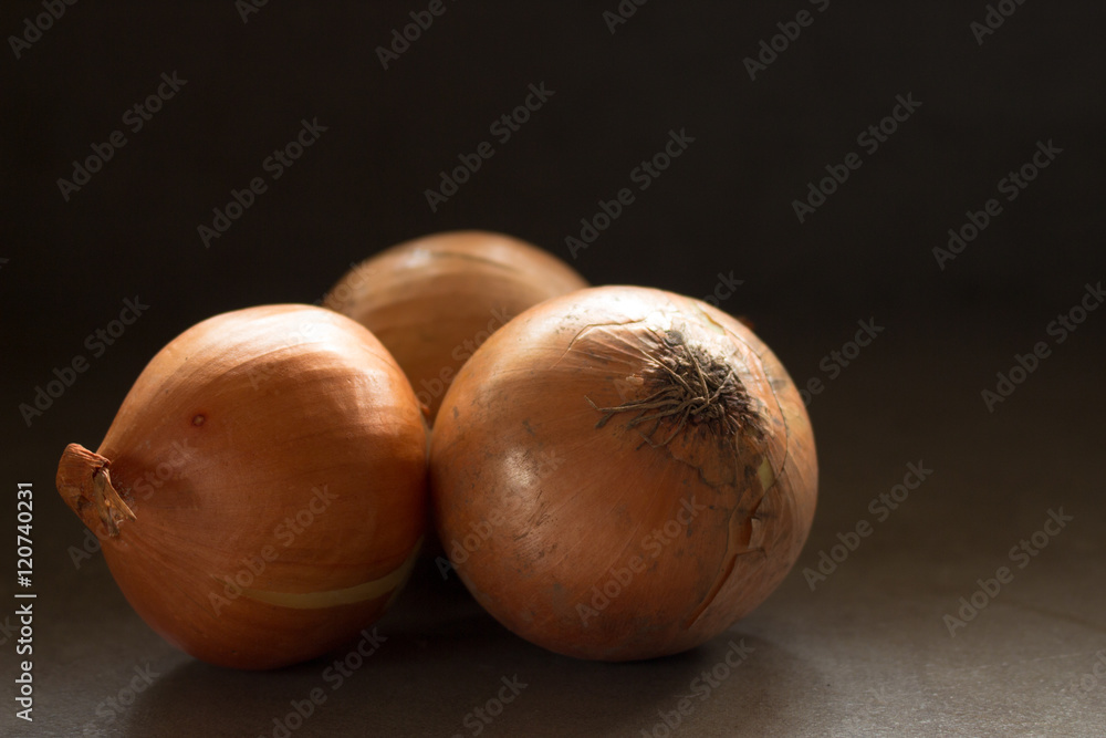Three Onions in Soft Light Three Onions in Soft Light