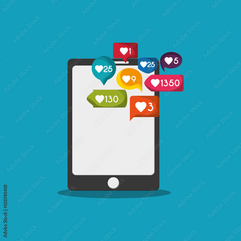 flat design mobile phone messaging image vector illustration flat design mobile phone messaging image vector illustration