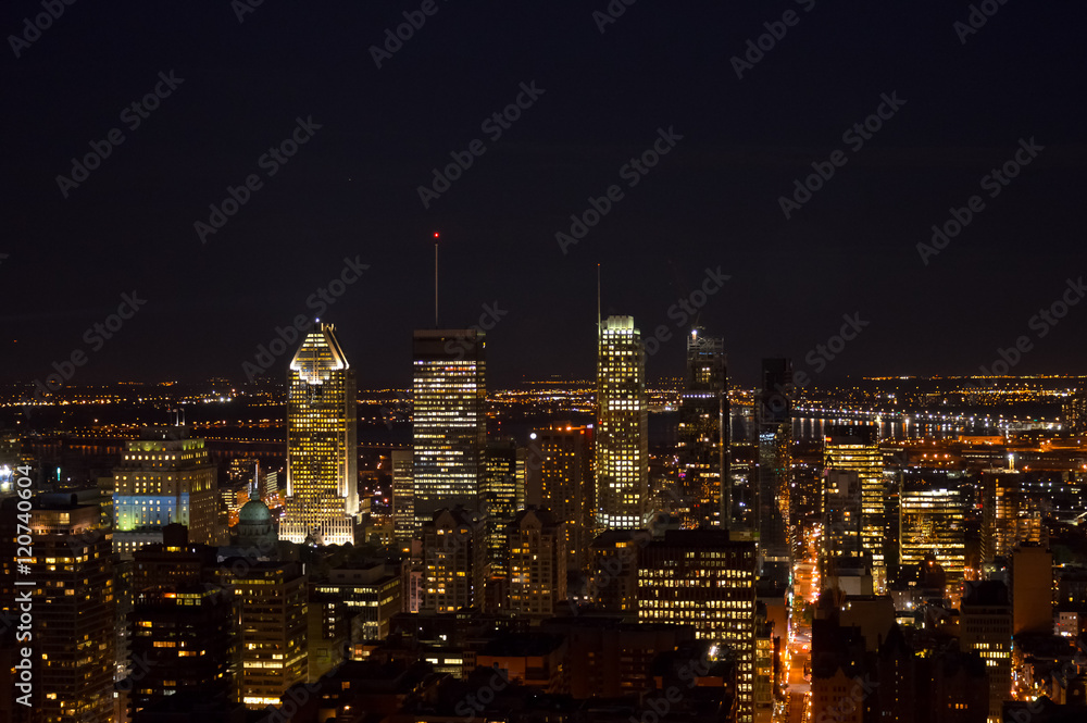 Montreal skyline in Quebec, Canada