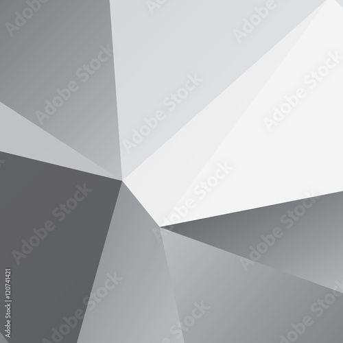 abstract dark gray polygonal illustration background