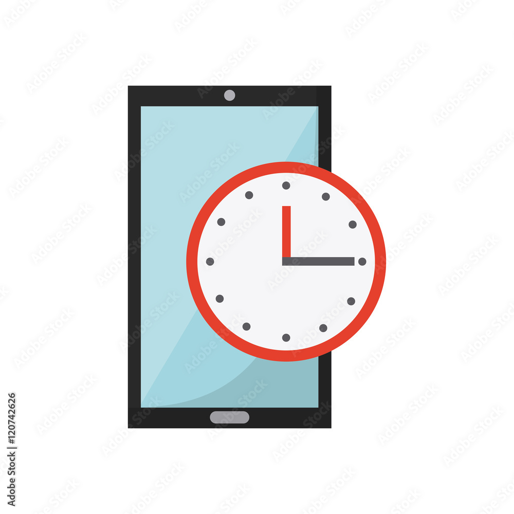 smartphone device with business icon vector illustration design smartphone device with business icon vector illustration design