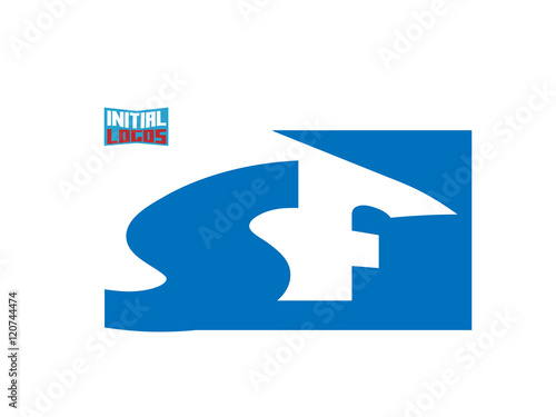 SF Initial Logo for your startup venture Free Download SF Initial Logo for your startup venture - GFXLoad