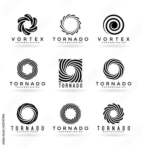 Abstract tornado symbols (1)