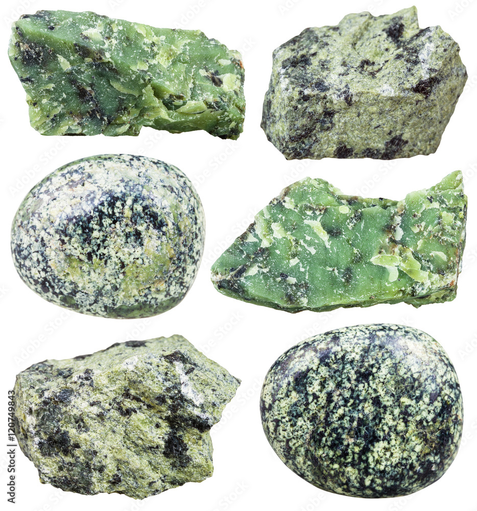 specimens of serpentine and serpentinite stones specimens of serpentine and serpentinite stones