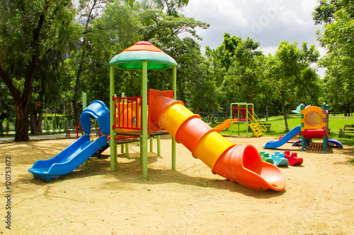 colourful children playground
