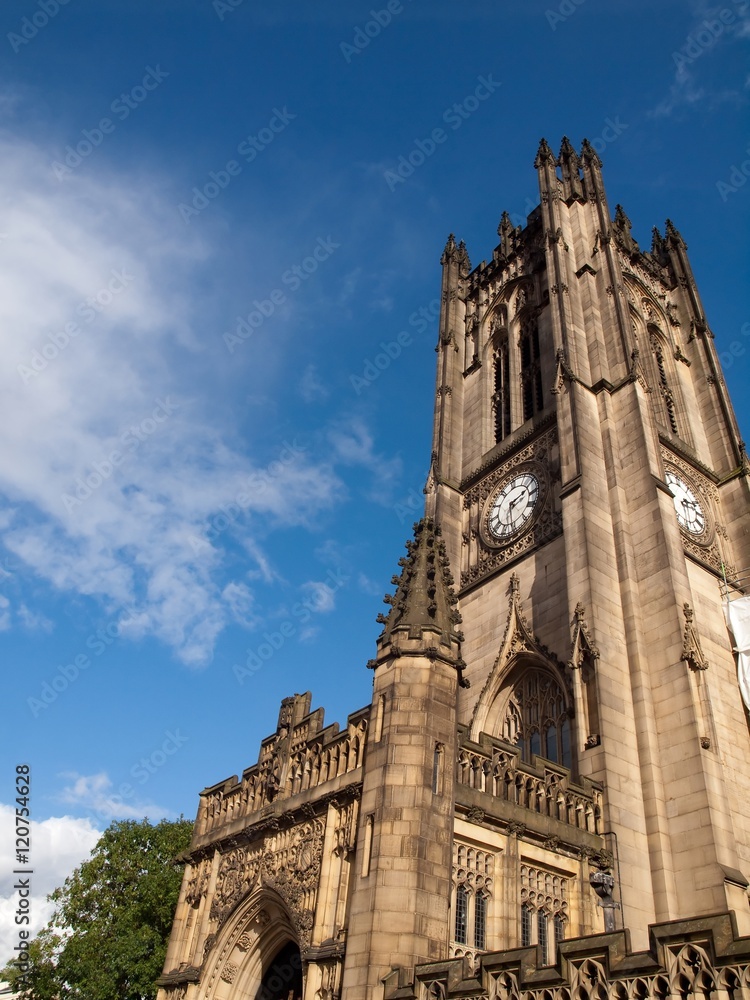 Manchester cathedral clock tower