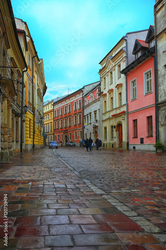 Krakow - Poland's historic center, a city with ancient architect