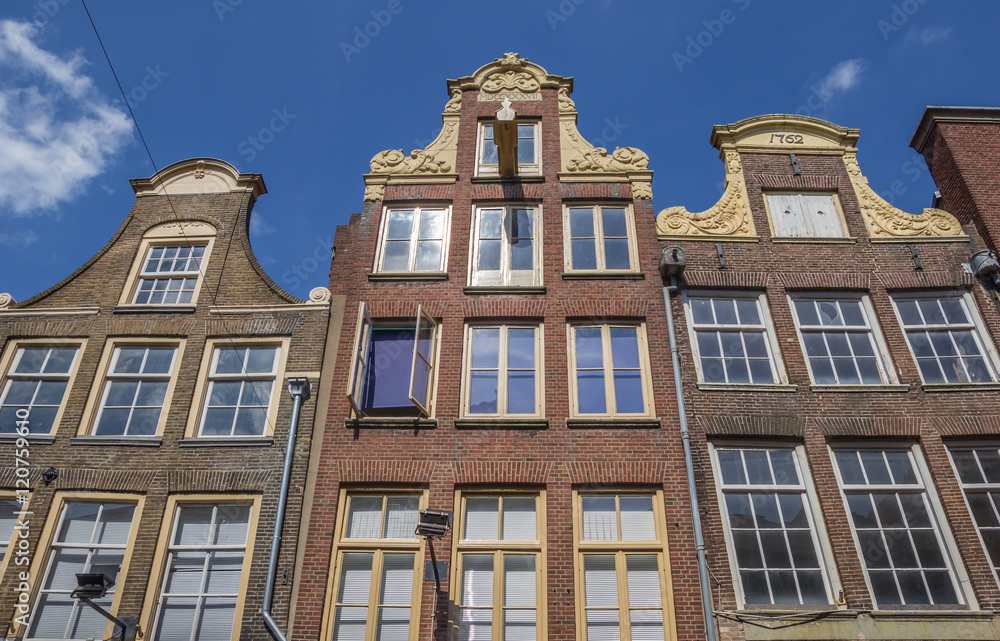 Decorated facades in the historical center of Zwolle Decorated facades in the historical center of Zwolle