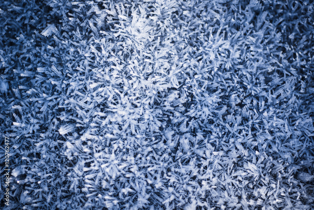 Ice crystals background Ice crystals background