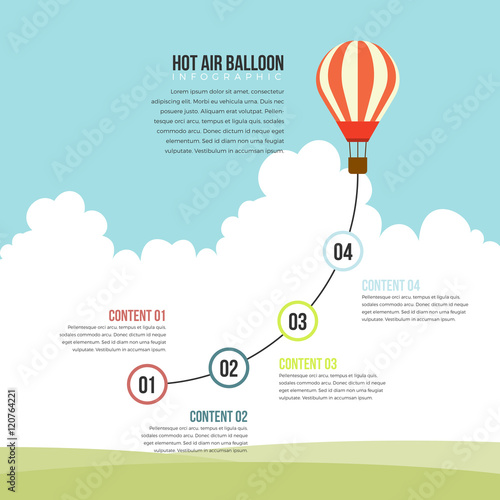 Hot Air Balloon Infographic