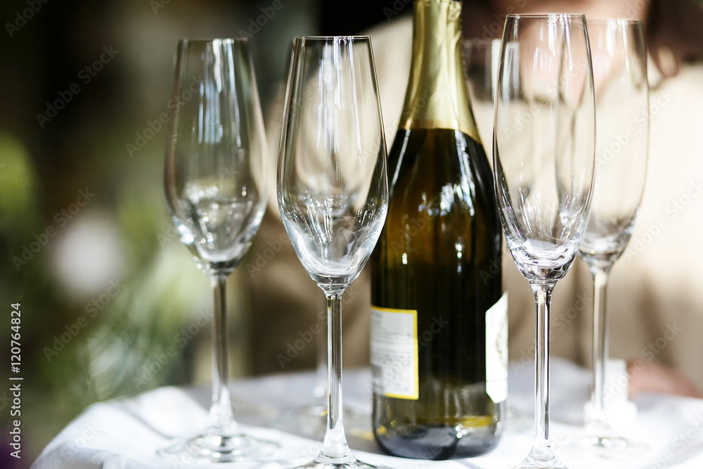champagne and glasses champagne and glasses