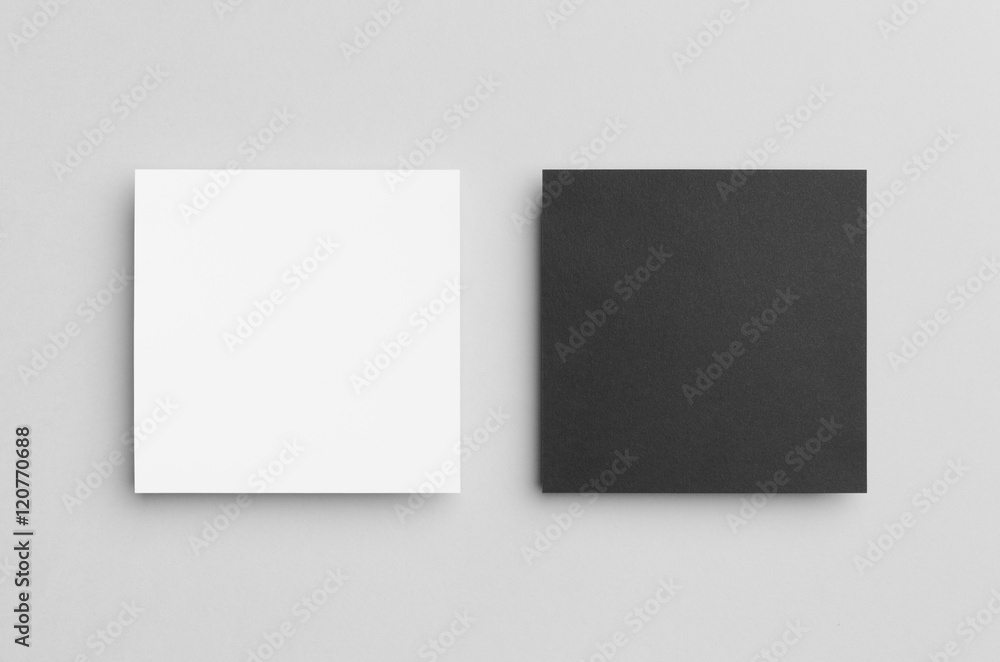 Black & White Square Flyer / Invitation Mock-Up Black & White Square Flyer / Invitation Mock-Up
