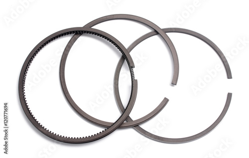Piston rings isolated