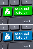 Virtual solution with medical advice key
