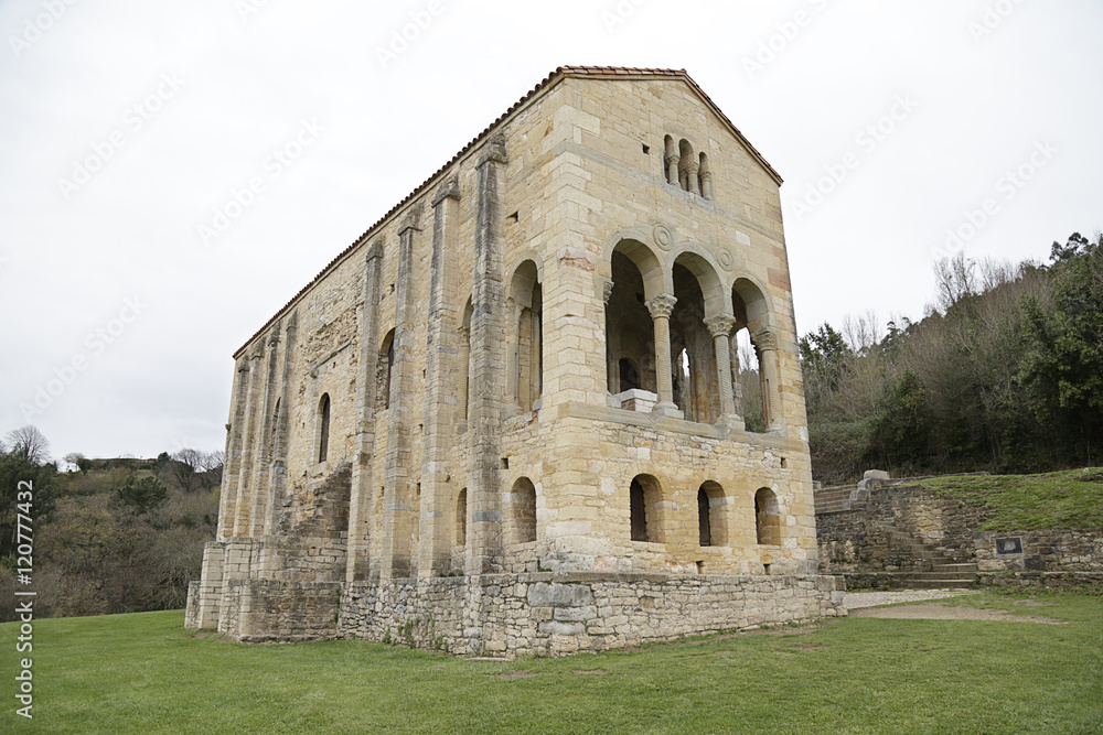 Church of St Mary at Mount Naranco is a Roman Catholic pre-Romanesque Asturian architecture located in Oviedo (Spain)