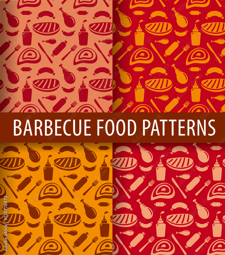 barbecue and grilled meat patterns