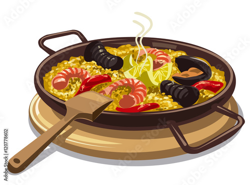 spanish food paella