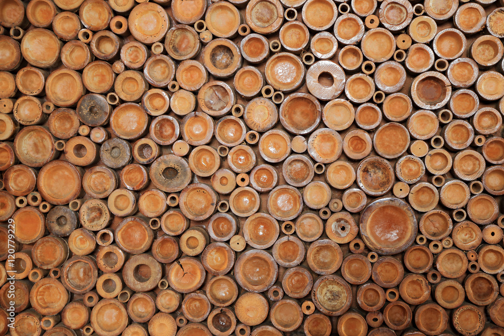 Crosscut of bamboo for background. Crosscut of bamboo for background.