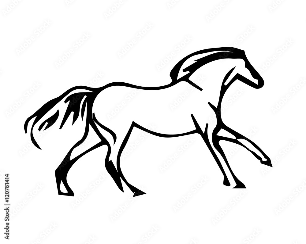 A horse galloping circuit A horse galloping circuit