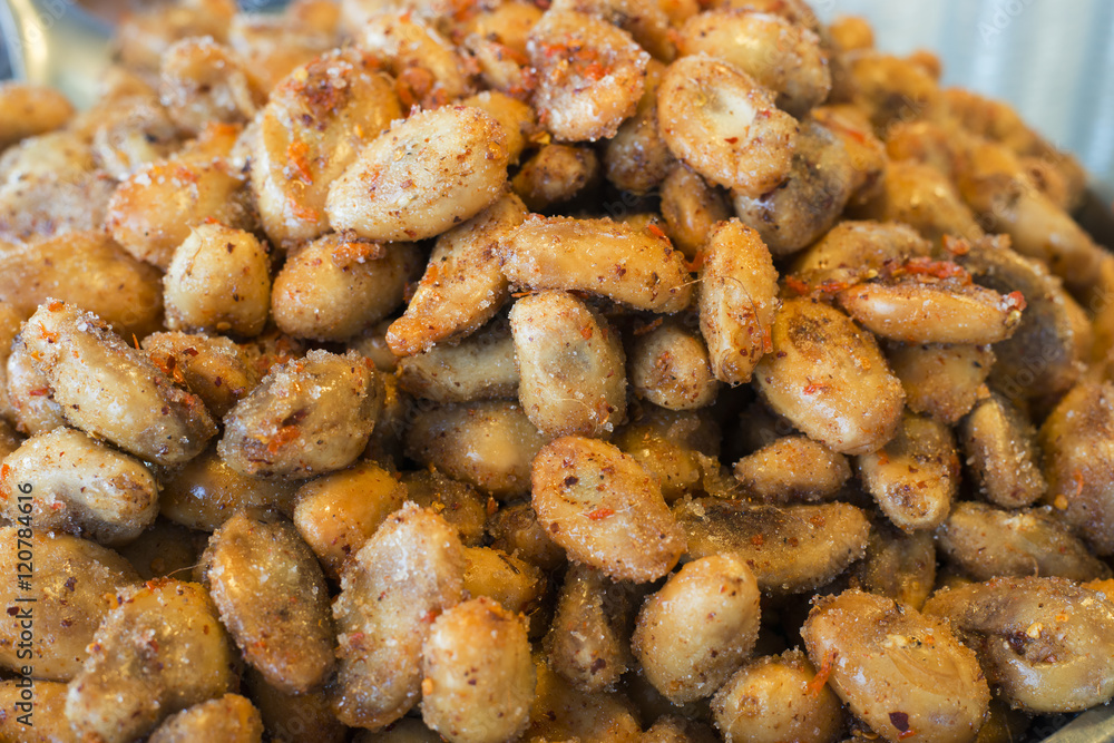 Pickled fruits, Hot and spicy preserved santol fruit, dessert native Thailand, Thai snack, sprinkle with sugar, chili powder, salt and dried shrimp. Pickled fruits, Hot and spicy preserved santol fruit, dessert native Thailand, Thai snack, sprinkle with sugar, chili powder, salt and dried shrimp.