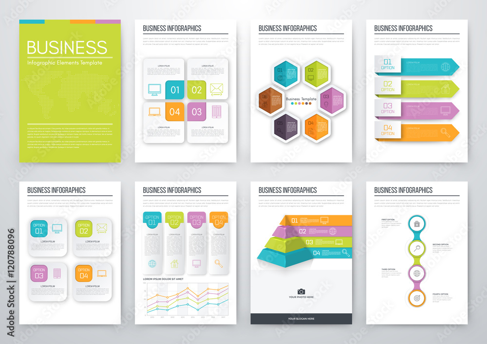 Modern infographic vector concept Modern infographic vector concept