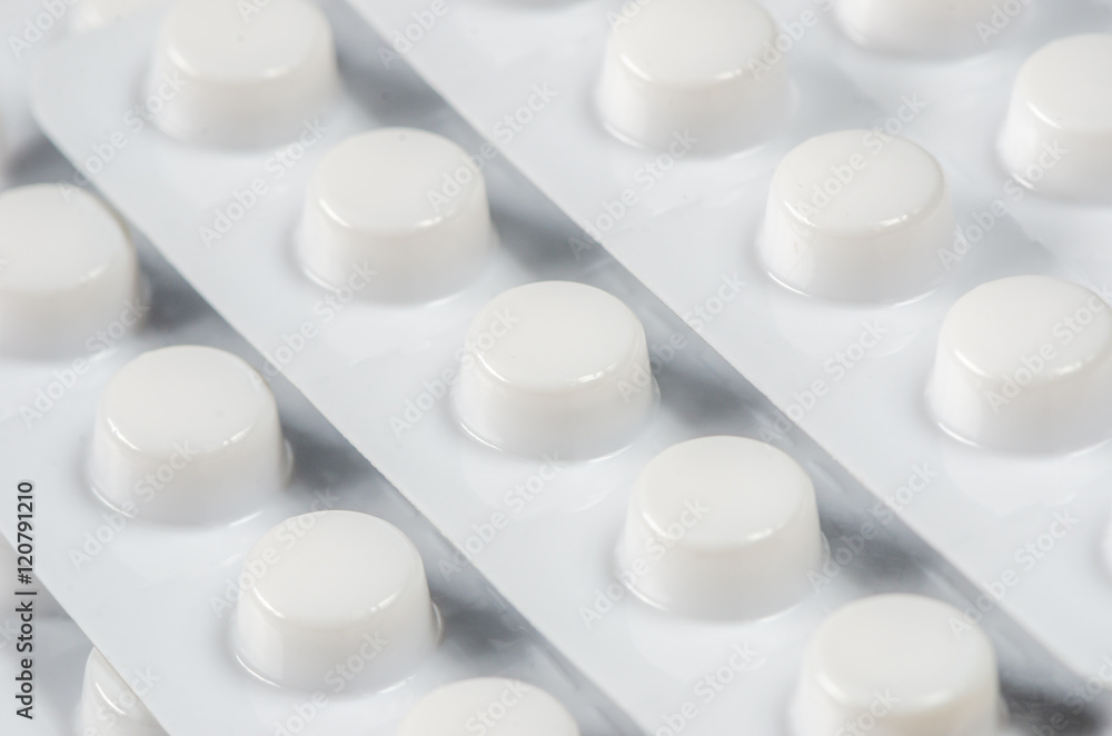 Tabletten und Pillen in Verpackung Tabletten und Pillen in Verpackung