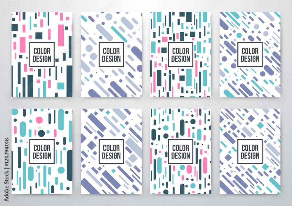 geometry backgrounds set. geometry backgrounds set.