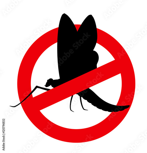 Mayfly Insect Restriction Sign