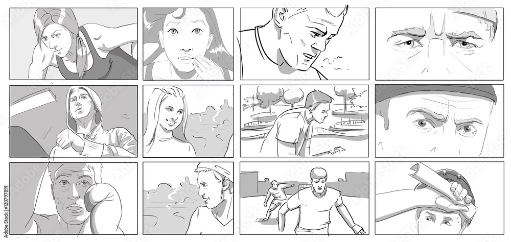 Portraits for storyboards Portraits for storyboards