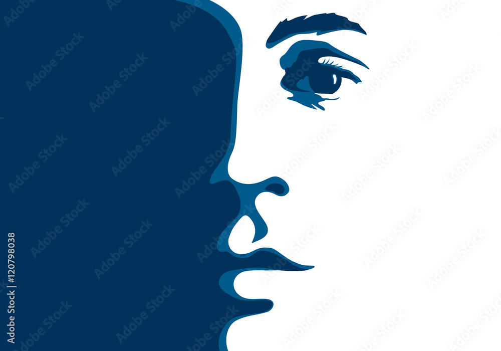 Fototapeta premium Visage - regard - personnage