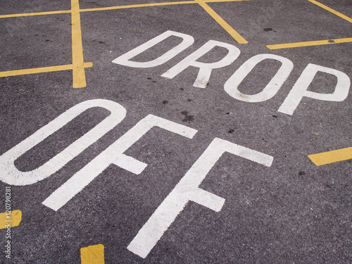 Drop off point at at UK healthcare centre, provided for non-drivng visitors with limited mobility arriving by car, allowing the car to then be driven off to a convenient parking place.