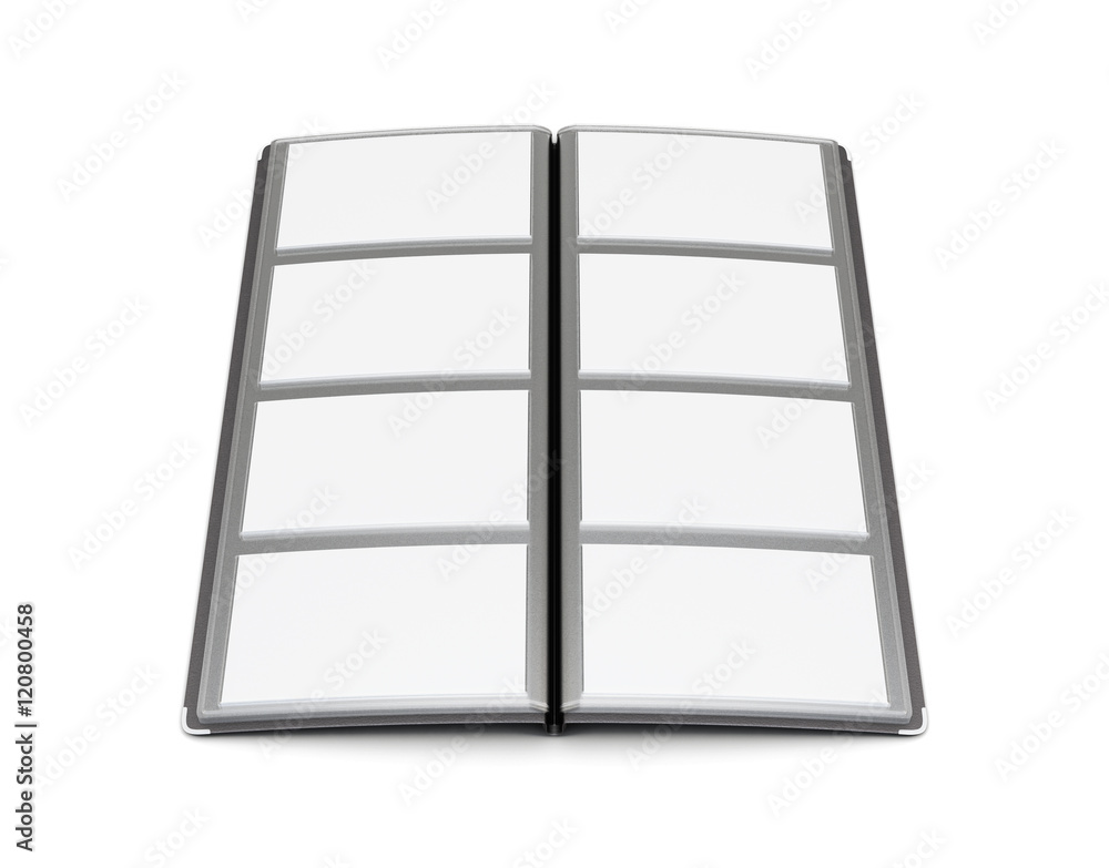 Open business card holder Open business card holder