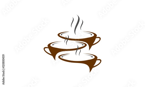 three cups of coffee