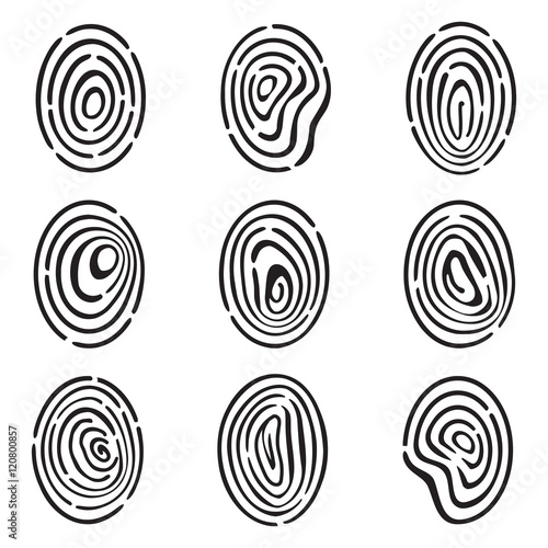 Fingerprint Icon Collection
