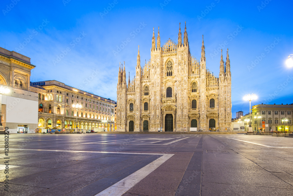The Duomo of Milan Cathedral in Milano, Italy
