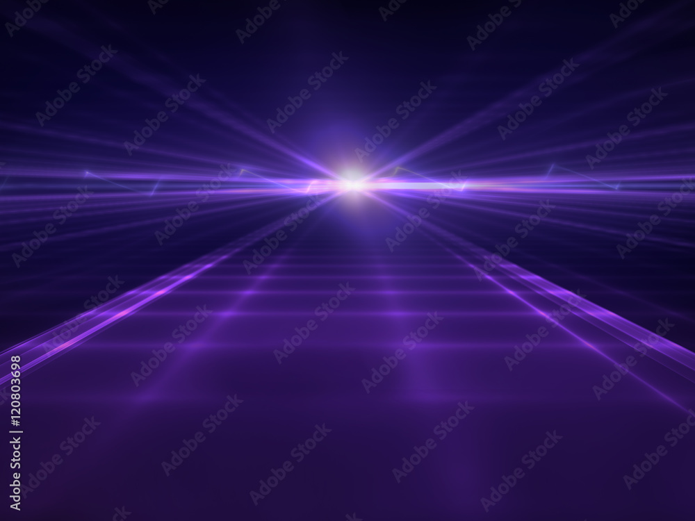 Highway to light-Abstract Modern Background