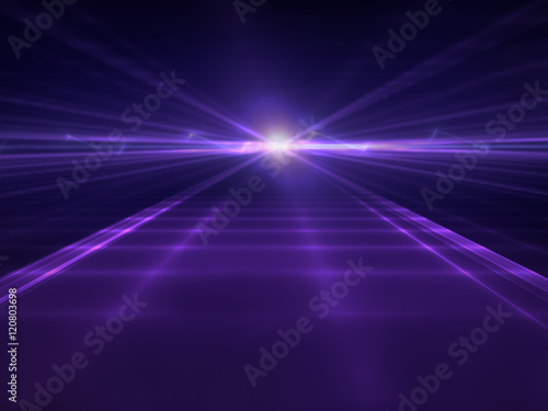 Highway to light-Abstract Modern Background
