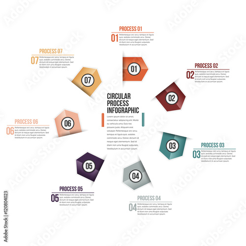 Circular Process Infographic