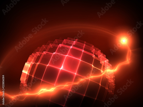 Fototapeta Naklejka Na Ścianę i Meble -  Futuristic Background