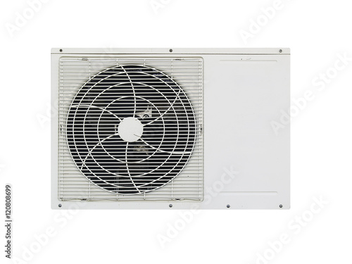air conditioning compressor isolated on white background