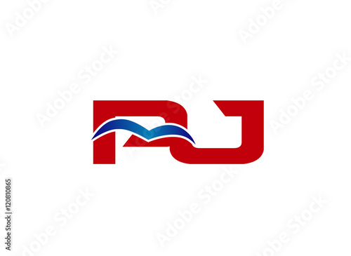 Wallpaper Mural RJ company group linked letter logo
 Torontodigital.ca