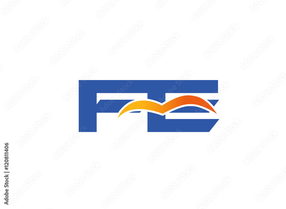 Fototapeta premium Fe logo 