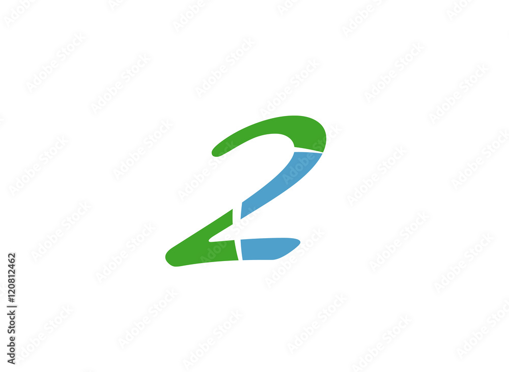 Logo number 2 vector design template
Logo number 2 vector design template