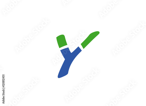Letter Y logo icon design template elements  