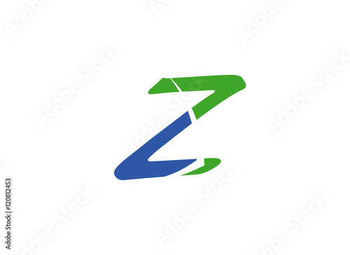 Letter z logo icon design template elements. Vector color sign 