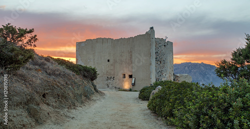 Antica fortezza a Villasimius, Sardegna photo