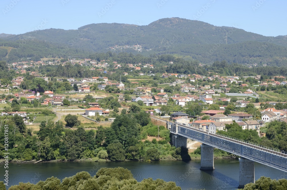 Bridge between Tuy (Spain) and Valenca (Portugal) 