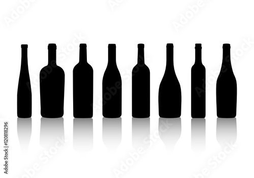 Weinflaschen Icons