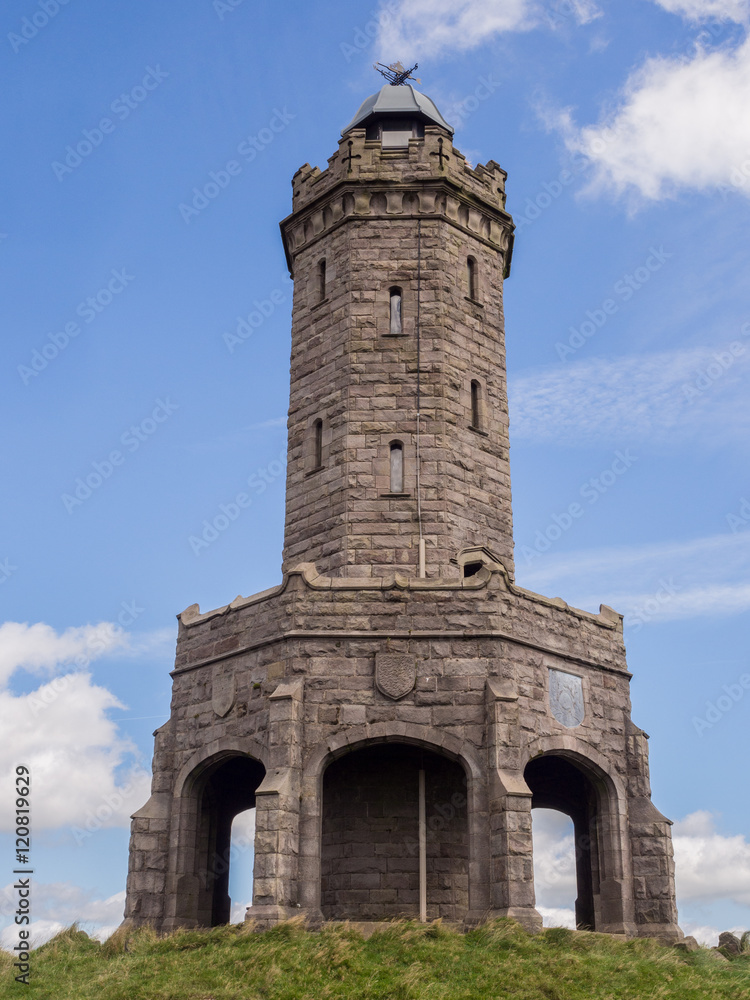 Darwen Tower on a summers day, Darwen Lancashire, UK